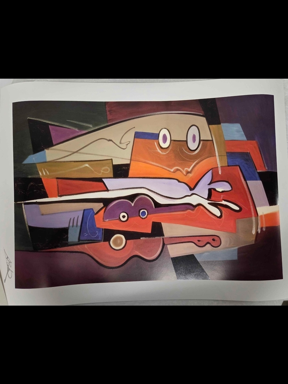 Alfred Dunner Abstract Composition Print